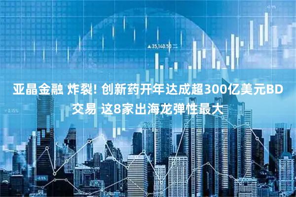 亚晶金融 炸裂! 创新药开年达成超300亿美元BD交易 这8家出海龙弹性最大