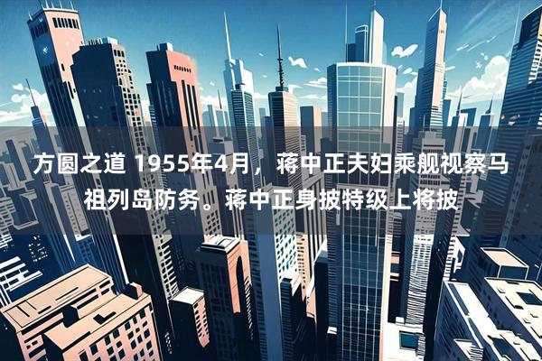 方圆之道 1955年4月，蒋中正夫妇乘舰视察马祖列岛防务。蒋中正身披特级上将披