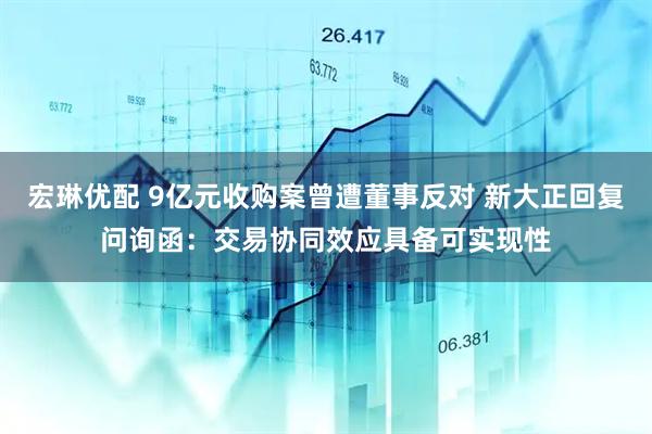 宏琳优配 9亿元收购案曾遭董事反对 新大正回复问询函：交易协同效应具备可实现性