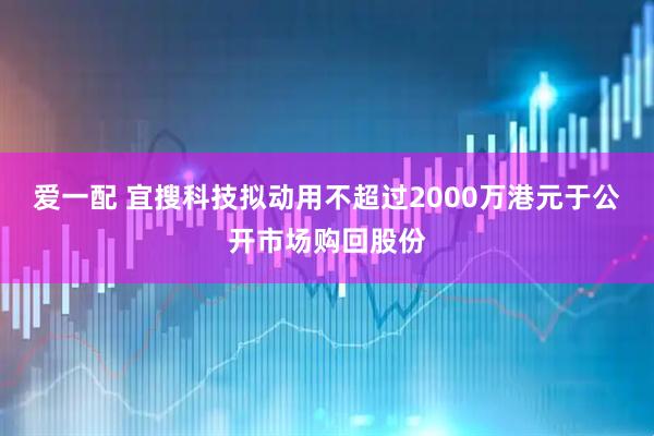 爱一配 宜搜科技拟动用不超过2000万港元于公开市场购回股份